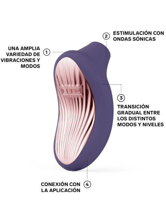 LELO SONA 3 MASAJEADOR SONICO DE CLITORIS MORADO