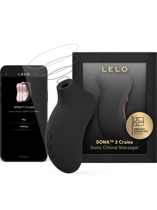 LELO SONA 3 CRUISE MASAJEADOR SONICO DE CLITORIS NEGRO