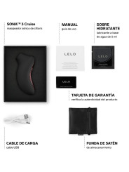 LELO SONA 3 CRUISE MASAJEADOR SONICO DE CLITORIS NEGRO