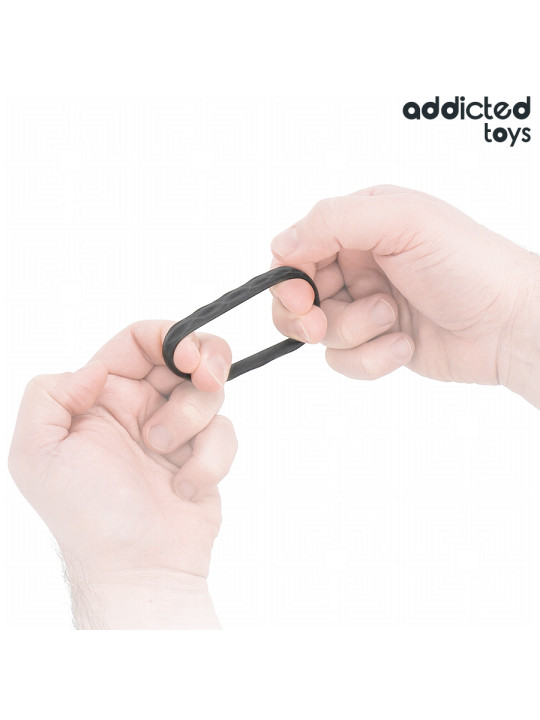 ADDICTED TOYS SET ANILLOS PENE TEXTURIZADOS 4 TAMANOS