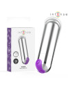 INTENSE KAREN MINI BALA VIBRADORA 10 MODOS RECARGABLE PLATEADO