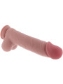 GET REAL PENE REALISTICO DELUXE CON TESTICULOS EXTRA GRUESO 31 CM