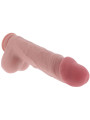 GET REAL PENE REALISTICO DELUXE CON TESTICULOS EXTRA GRUESO 345 CM