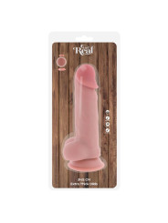 GET REAL PENE REALISTICO DELUXE CON TESTICULOS EXTRA GRUESO 345 CM