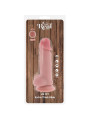 GET REAL PENE REALISTICO DELUXE CON TESTICULOS EXTRA GRUESO 23 CM
