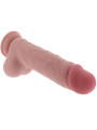 GET REAL PENE REALISTICO DELUXE CON TESTICULOS EXTRA GRUESO 25 CM