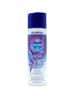 SKINS ANAL LUBRICANTE HIBRIDO BASE DE AGUA SILICONA 130 ML