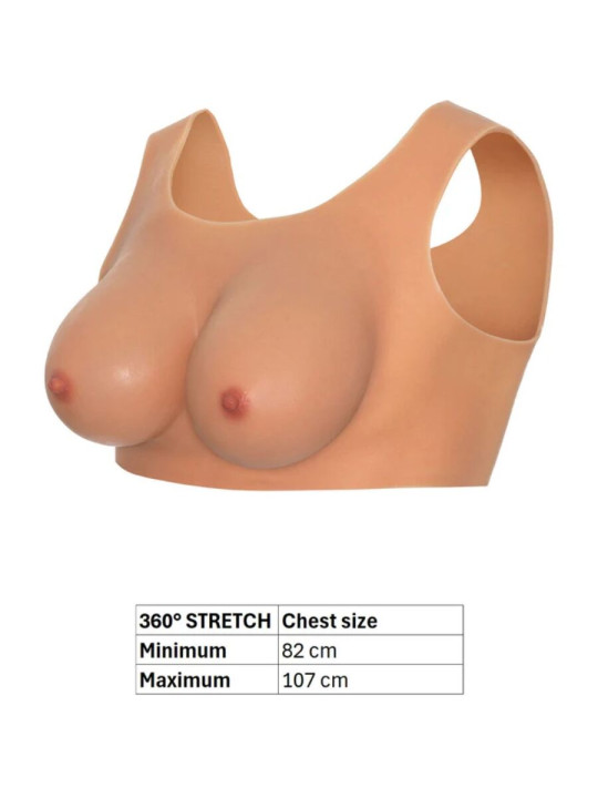 HIDDEN DESIRE ALTER EGO TOP DE PECHO VESTIBLE COPA C NATURAL