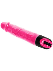 VIBRADOR ROSA MULTIVELOCIDAD TPR SUAVE Y FLEXIBLE DE LA MARCA BAILE