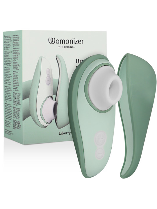 WOMANIZER LIBERTY 2 ESTIMULADOR SUCCIONADOR CLITORIS VERDE CLARO