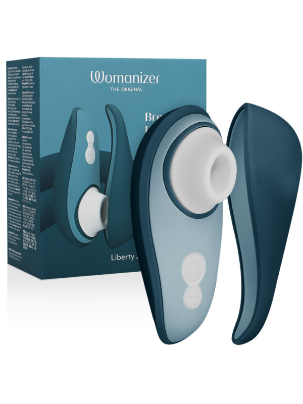 WOMANIZER LIBERTY 2 ESTIMULADOR SUCCIONADOR CLITORIS AZUL