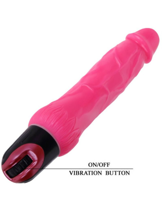 VIBRADOR DAAPLY MULTIVELOCIDAD TEXTURADO ROSA TPR DE LA MARCA BAILE
