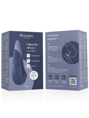WOMANIZER VIBE VIBRADOR LAY ON SILENCIOSO AZUL OSCURO