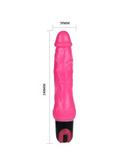 VIBRADOR DAAPLY MULTIVELOCIDAD TEXTURADO ROSA TPR DE LA MARCA BAILE