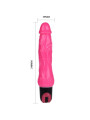 VIBRADOR DAAPLY MULTIVELOCIDAD TEXTURADO ROSA TPR DE LA MARCA BAILE