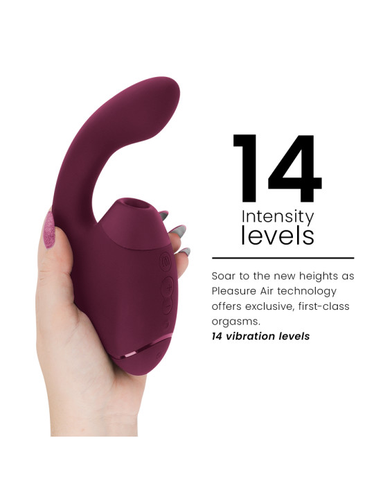 WOMANIZER DUO NEXT ESTIMULADOR VIBRADOR DUAL CLITORIS PUNTOG ROSA
