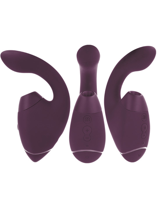 WOMANIZER DUO NEXT ESTIMULADOR VIBRADOR DUAL CLITORIS PUNTOG MORADO