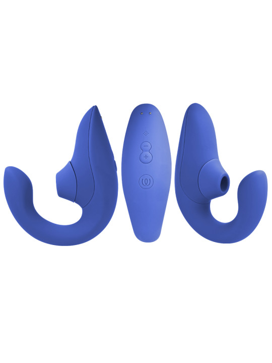 WOMANIZER BLEND ESTIMULADOR VIBRADOR RABBIT AZUL