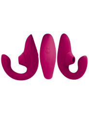WOMANIZER BLEND ESTIMULADOR VIBRADOR RABBIT FUCSIA