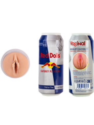 ALIVE RED DOLL MASTURBADOR MASCULINO VAGINA LATA BEBIDA ENERGETICA