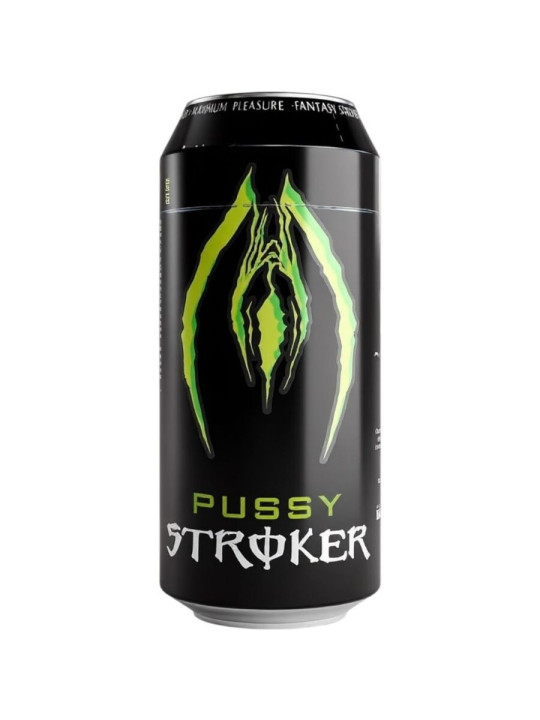 ALIVE PUSSY STROKER MASTURBADOR MASCULINO VAGINA LATA BEBIDA ENERGETICA