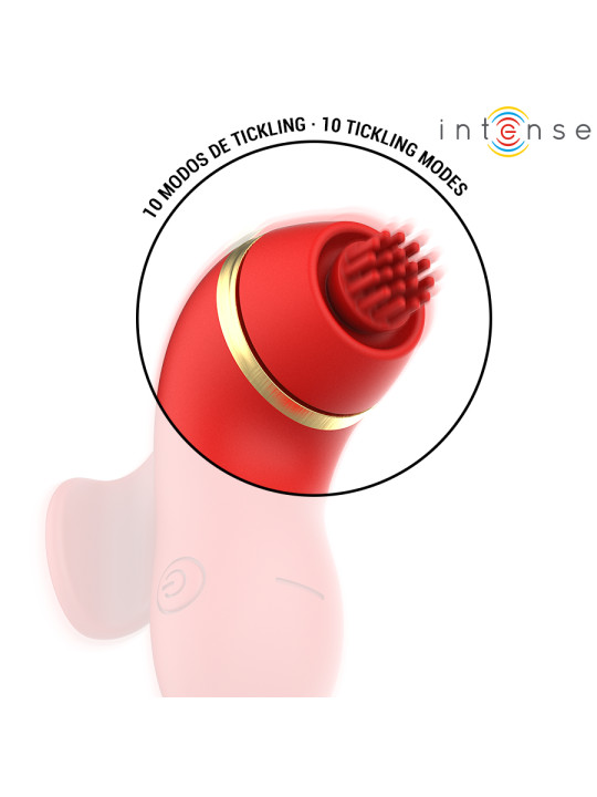 INTENSE PATTY ESTIMULADOR CON 4 CABEZALES SUCCION TAPPING TICKLING Y LICKING