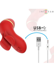 INTENSE PATTY ESTIMULADOR CON 4 CABEZALES SUCCION TAPPING TICKLING Y LICKING