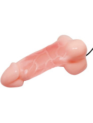 VIBRADOR REALISTA BARBARA 21 CM CON VENTOSA Y VIBRACIÓN DE LA MARCA BAILE
