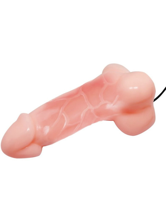 VIBRADOR REALISTA BARBARA 21 CM CON VENTOSA Y VIBRACIÓN DE LA MARCA BAILE