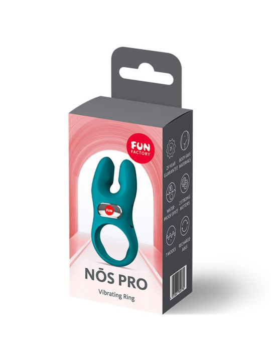 FUN FACTORY NOS PRO ANILLO VIBRADOR PENE VERDE BOTELLA