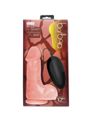 VIBRADOR REALISTA BARBARA 21 CM CON VENTOSA Y VIBRACIÓN DE LA MARCA BAILE