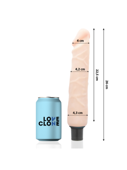 VIBRADOR REALÍSTICO SELF LUBRICATION 26 CM - TPR SUAVE DE LA MARCA LOVECLONE