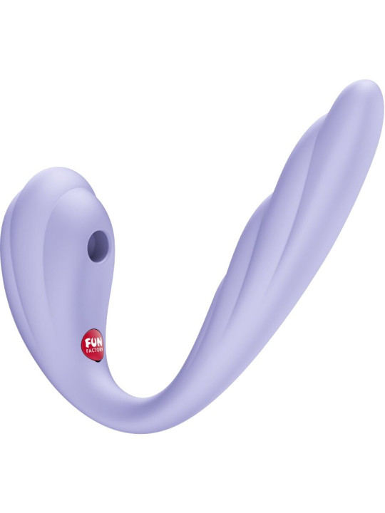 FUN FACTORY VIVACE DOBLE VIBRADOR INSERTABLE AIR PULSE VIOLETA