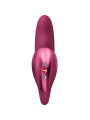FUN FACTORY ALLEGRO DOBLE VIBRADOR INSERTABLE AIR PULSE BURDEOS