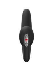 FUN FACTORY CRESCENDO DOBLE VIBRADOR INSERTABLE AIR PULSE NEGRO