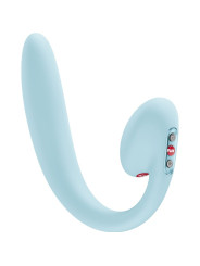 FUN FACTORY CRESCENDO DOBLE VIBRADOR INSERTABLE AIR PULSE AZUL