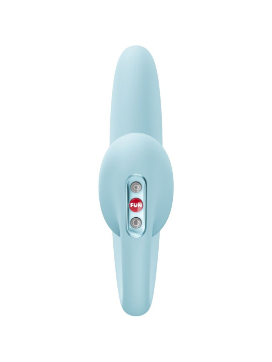 FUN FACTORY CRESCENDO DOBLE VIBRADOR INSERTABLE AIR PULSE AZUL