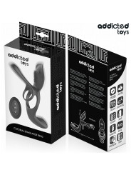 ADDICTED TOYS ANILLO DOBLE PARA EL PENE CON ESTIMULADOR DE CLITORIS