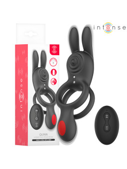 INTENSE QUINN ANILLO DOBLE CON VIBRACION CONTROL REMOTO