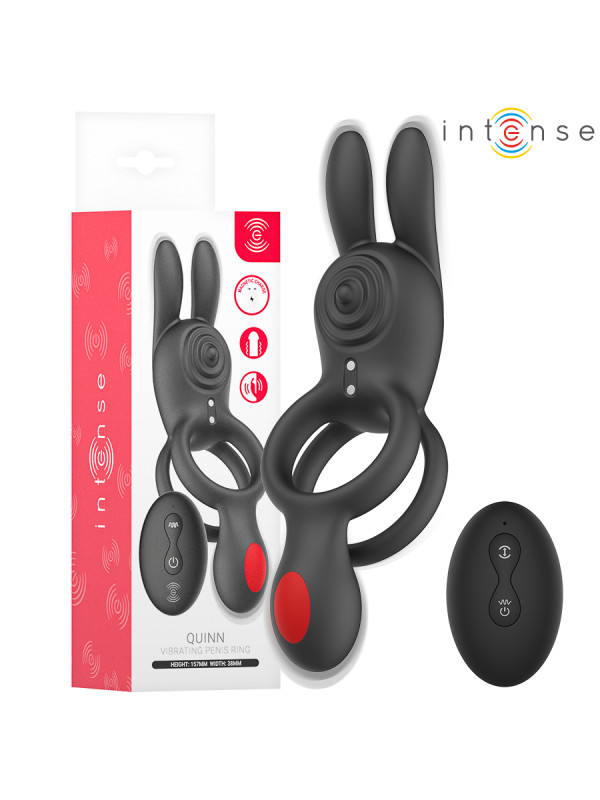 INTENSE QUINN ANILLO DOBLE CON VIBRACION CONTROL REMOTO