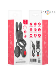 INTENSE QUINN ANILLO DOBLE CON VIBRACION CONTROL REMOTO