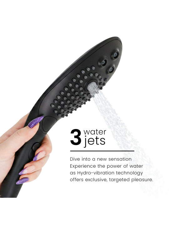 WOMANIZER WAVE CABEZAL DE DUCHA ESTIMULADOR DE CLITORIS NEGRO