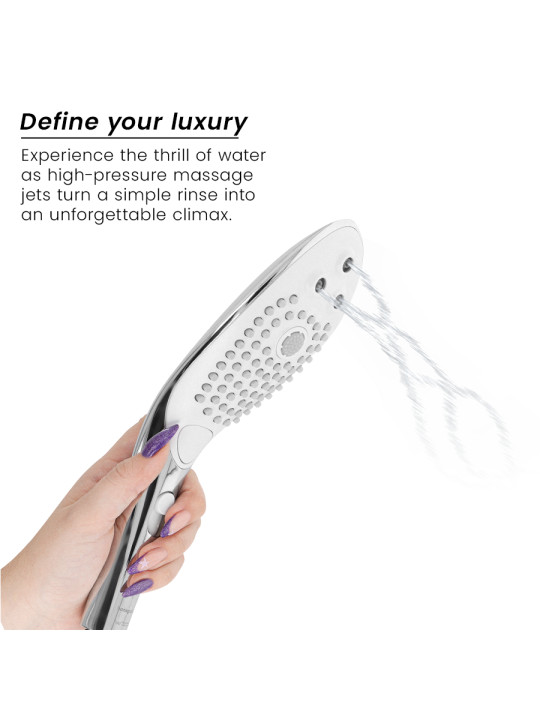 WOMANIZER WAVE CABEZAL DE DUCHA ESTIMULADOR DE CLITORIS PLATEADO