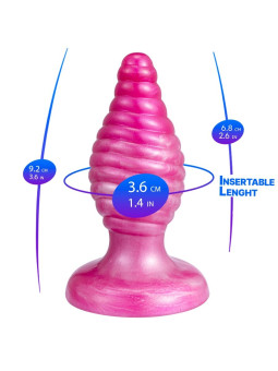 SILEXD CHERRY PLUG ANAL FANTASY SILICONA LIQUIDA TERMOREACTIVO ROSA 92 CM