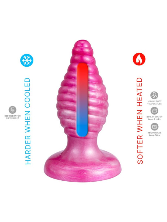 SILEXD CHERRY PLUG ANAL FANTASY SILICONA LIQUIDA TERMOREACTIVO ROSA 92 CM