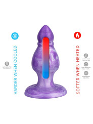 SILEXD QUEEN PLUG ANAL FANTASY SILICONA LIQUIDA TERMOREACTIVO LILA 92 CM