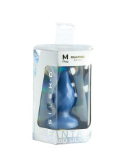 SILEXD DIAMOND PLUG ANAL FANTASY SILICONA LIQUIDA TERMOREACTIVO AZUL PERLA 92 CM