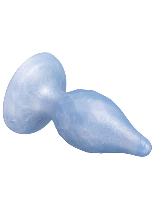 SILEXD DIAMOND PLUG ANAL FANTASY SILICONA LIQUIDA TERMOREACTIVO AZUL PERLA 92 CM