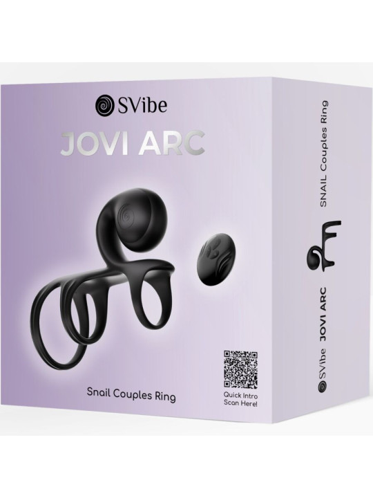 SNAIL VIBE JOVI ARC ANILLO DE PAREJA CONTROL REMOTO NEGRO