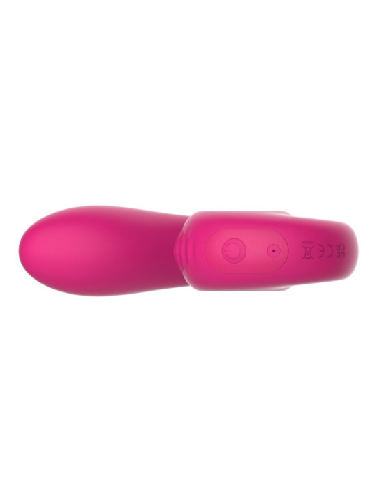 SNAIL VIBE GIZI LITE VIBRADOR DUAL PUNTO G Y CLITORIS ROSA